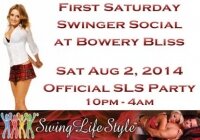 First Saturday Swinger Social - August 2, 2014
